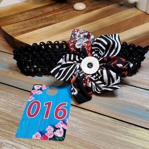 # 16 Handmade Flowers Headband or Dog Neck Band 10"-20"